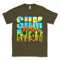 Army Green summer vibes Classic Tee - Zillion Design Studio