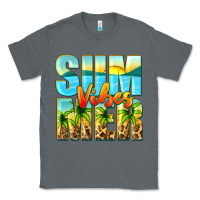 Charcoal Heather summer vibes Classic Tee - Zillion Design Studio