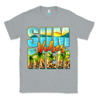 Heather Grey summer vibes Classic Tee - Zillion Design Studio