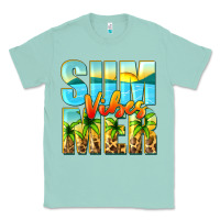 Seafoam summer vibes Classic Tee - Zillion Design Studio