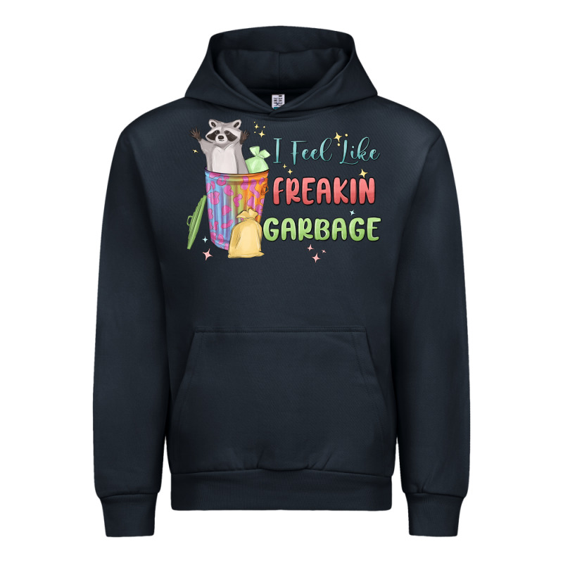I Feel Like Garbage Raccoon Urban Hoodie by MaliasSmallBusiness | Teevron