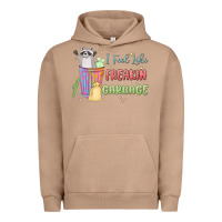 Pigment Burro i feel like garbage raccoon Urban Hoodie - MaliasSmallBusiness