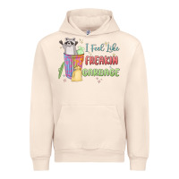 Sandshell i feel like garbage raccoon Urban Hoodie - MaliasSmallBusiness