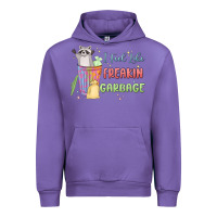 Tulip i feel like garbage raccoon Urban Hoodie - MaliasSmallBusiness