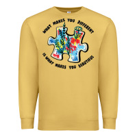 Antique Gold what makes you different is what makes you beautif Premium Sweatshirt - JahusDesignShop