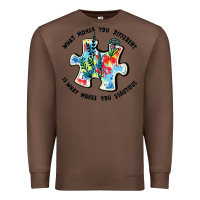 Chestnut what makes you different is what makes you beautif Premium Sweatshirt - JahusDesignShop
