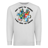 Dove Grey what makes you different is what makes you beautif Premium Sweatshirt - JahusDesignShop