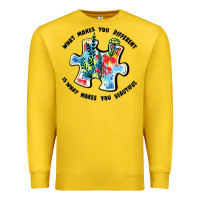 Lemon what makes you different is what makes you beautif Premium Sweatshirt - JahusDesignShop