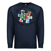 Navy what makes you different is what makes you beautif Premium Sweatshirt - JahusDesignShop