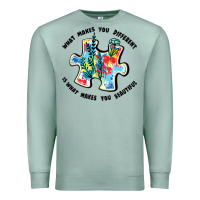Seafoam what makes you different is what makes you beautif Premium Sweatshirt - JahusDesignShop