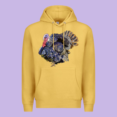 Bronze Turkey Premium Hoodie Designed By Lillyallendesigns