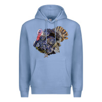 Colony Blue Bronze Turkey Premium Hoodie - LillyAllenDesigns