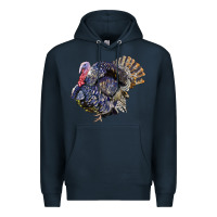 Navy Bronze Turkey Premium Hoodie - LillyAllenDesigns