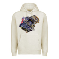Oatmeal Heather Bronze Turkey Premium Hoodie - LillyAllenDesigns