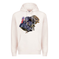 Pale Pink Bronze Turkey Premium Hoodie - LillyAllenDesigns