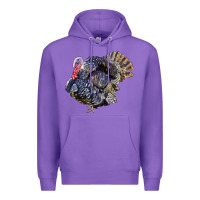 Purple Bronze Turkey Premium Hoodie - LillyAllenDesigns
