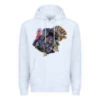 White Bronze Turkey Premium Hoodie - LillyAllenDesigns
