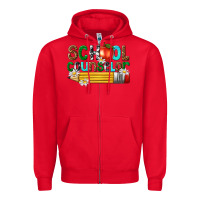 Red school counselor Zipper Hoodie - texasbilliewilder