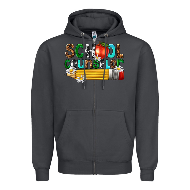 School Counselor Zipper Hoodie by texasbilliewilder | Teevron