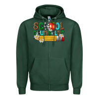Sports Green school counselor Zipper Hoodie - texasbilliewilder