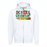 White school counselor Zipper Hoodie - texasbilliewilder
