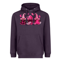Plum breast cancer afro gnomies Heavyweight Hoodie - FaDigitalArtStudio
