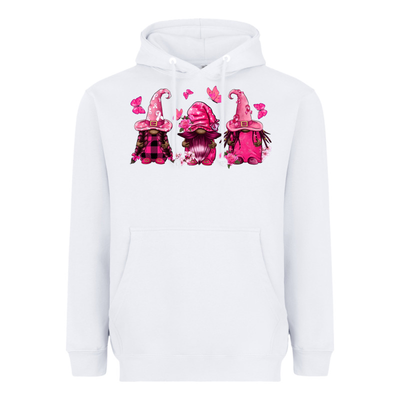 Breast Cancer Afro Gnomies Heavyweight Hoodie by FaDigitalArtStudio | Teevron