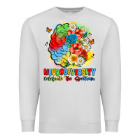Dove Grey neurodiversity celebrate the spectrum Premium Sweatshirt - JahusDesignShop