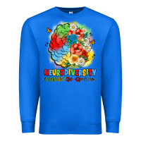 True Royal neurodiversity celebrate the spectrum Premium Sweatshirt - JahusDesignShop