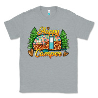 Heather Grey happy camper Classic Tee - Zillion Design Studio