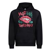 Hot Girls Go To Therapy Urban Hoodie | Teevron