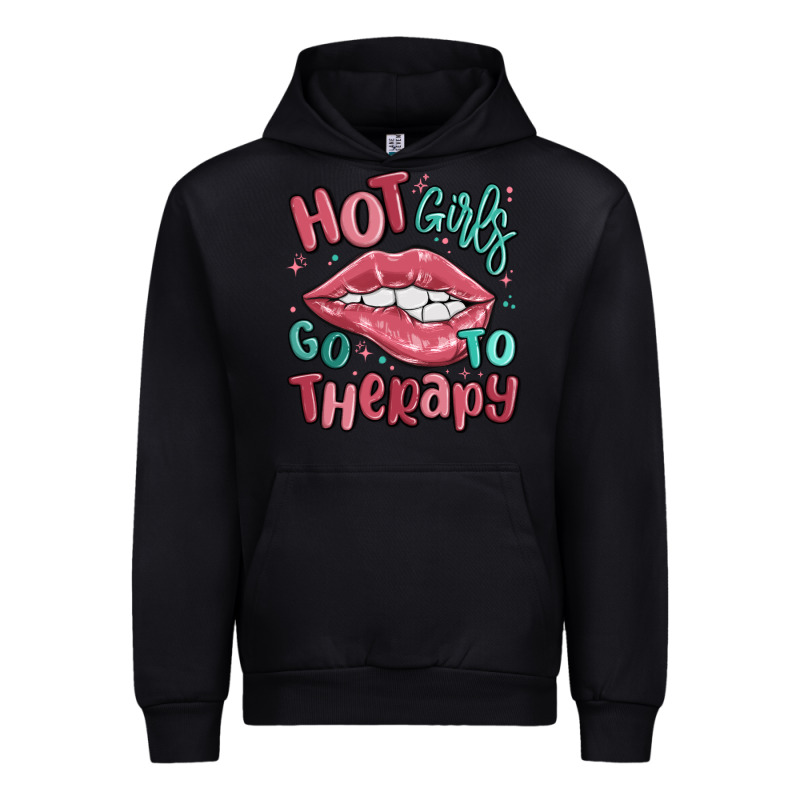 Hot Girls Go To Therapy Urban Hoodie by MaliasSmallBusiness | Teevron