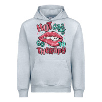 Heather Grey hot girls go to therapy Urban Hoodie - MaliasSmallBusiness
