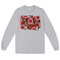 Moon Dust valentines day sunflowers leopard cowhide backgrou Long Sleeve Tee - RanaPortraitStore