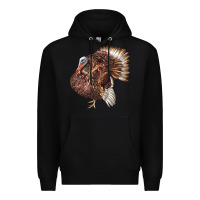 Black Bourbon Red Turkey Premium Hoodie - LillyAllenDesigns