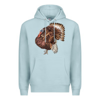 Blue Mist Bourbon Red Turkey Premium Hoodie - LillyAllenDesigns