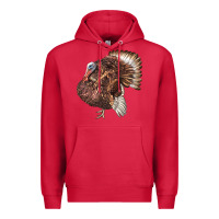 Cardinal Bourbon Red Turkey Premium Hoodie - LillyAllenDesigns
