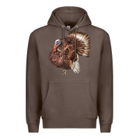 Coffee Bourbon Red Turkey Premium Hoodie - LillyAllenDesigns