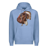 Colony Blue Bourbon Red Turkey Premium Hoodie - LillyAllenDesigns