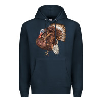 Navy Bourbon Red Turkey Premium Hoodie - LillyAllenDesigns