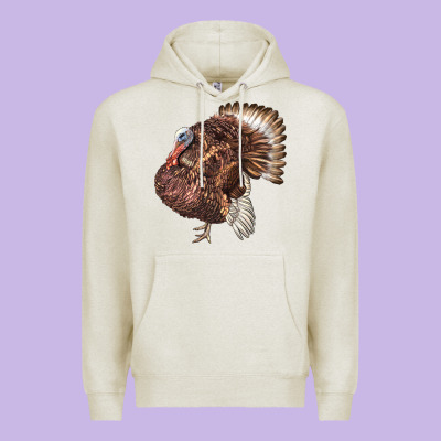 Bourbon Red Turkey Premium Hoodie Designed By Lillyallendesigns
