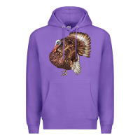 Purple Bourbon Red Turkey Premium Hoodie - LillyAllenDesigns