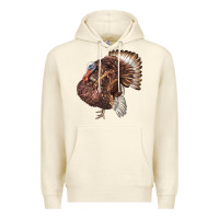 Sandshell Bourbon Red Turkey Premium Hoodie - LillyAllenDesigns