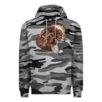 Slate Camo Bourbon Red Turkey Premium Hoodie - LillyAllenDesigns