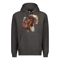 Smoke Bourbon Red Turkey Premium Hoodie - LillyAllenDesigns