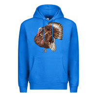 True Royal Bourbon Red Turkey Premium Hoodie - LillyAllenDesigns