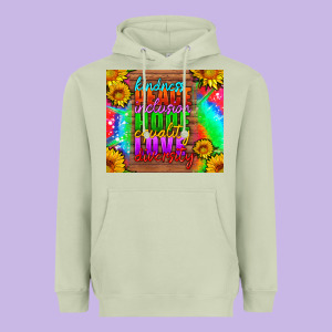 Kindness Peace Inclusion Hope Equality Love Diversity Heavyweight Hoodie Designed By Hra Design Shop