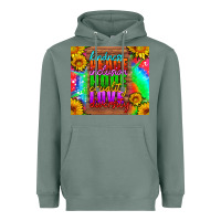 Sage kindness peace inclusion hope equality love diversity Heavyweight Hoodie - HRA Design Shop