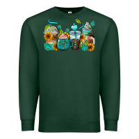 Sports Green gemstone coffee cups Premium Sweatshirt - AdoDesignShop