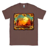Chestnut western desert sunset background Classic Tee - RanaPortraitStore